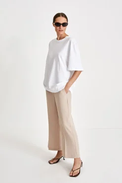 Stylein Bonita Trousers Cropped - Cream