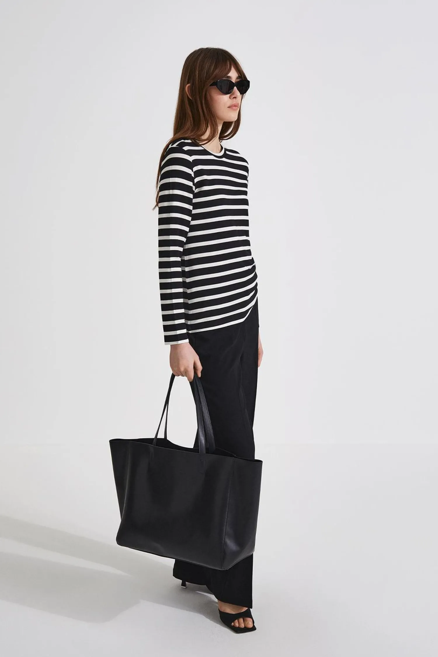 Stylein Canvey Top - Black With Stripes