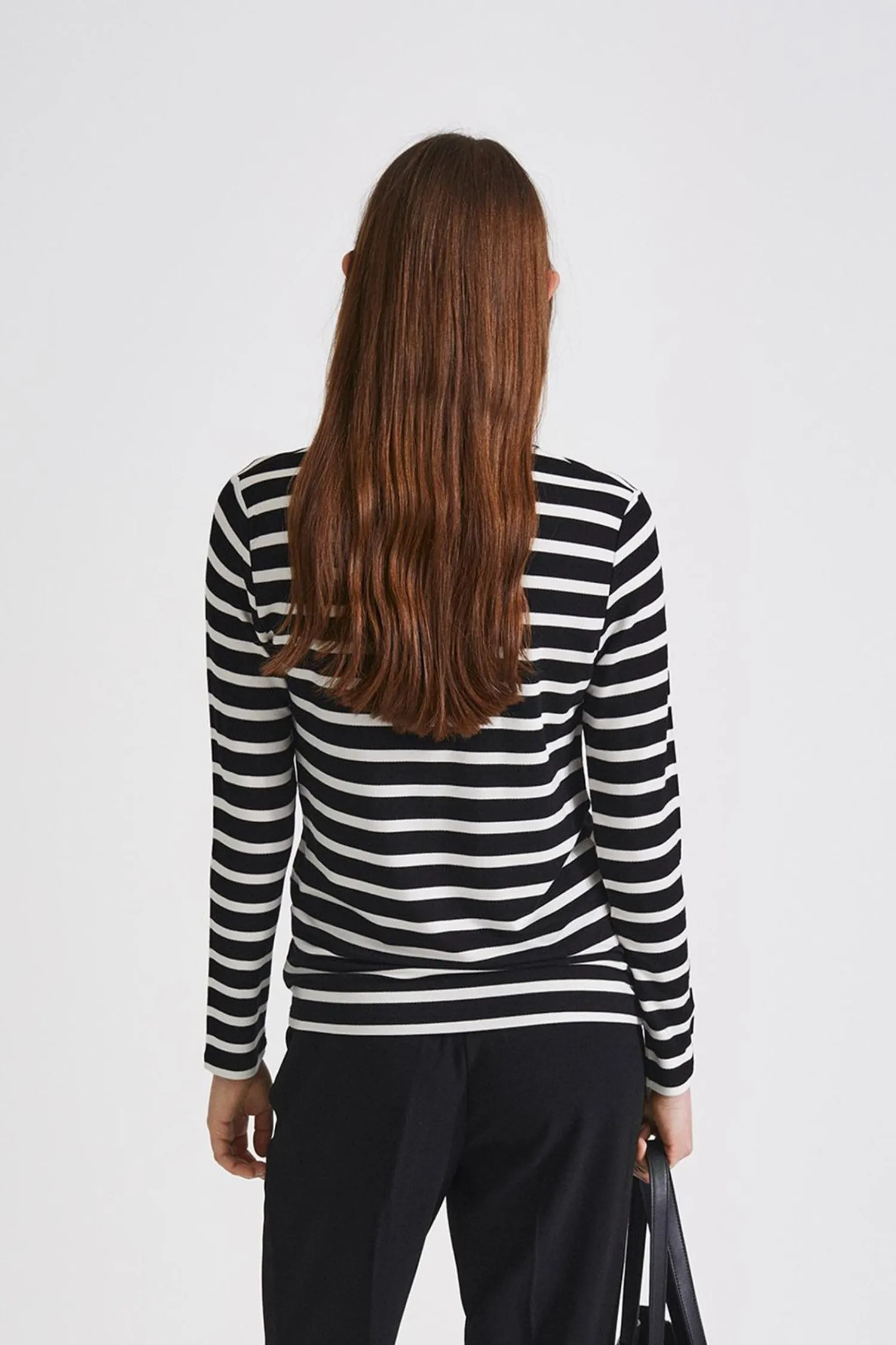 Stylein Canvey Top - Black With Stripes