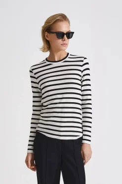 Stylein Canvey Top - White With Stripes