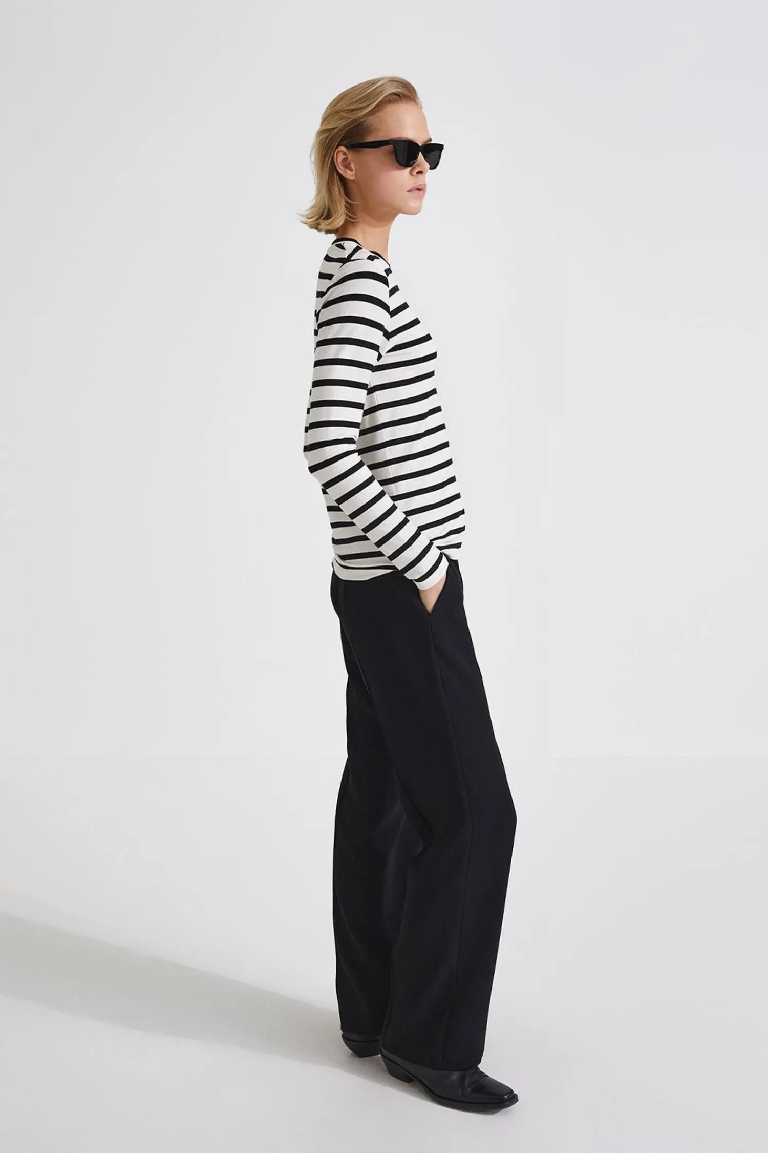 Stylein Canvey Top - White With Stripes