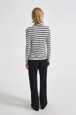 Stylein Canvey Top - White With Stripes
