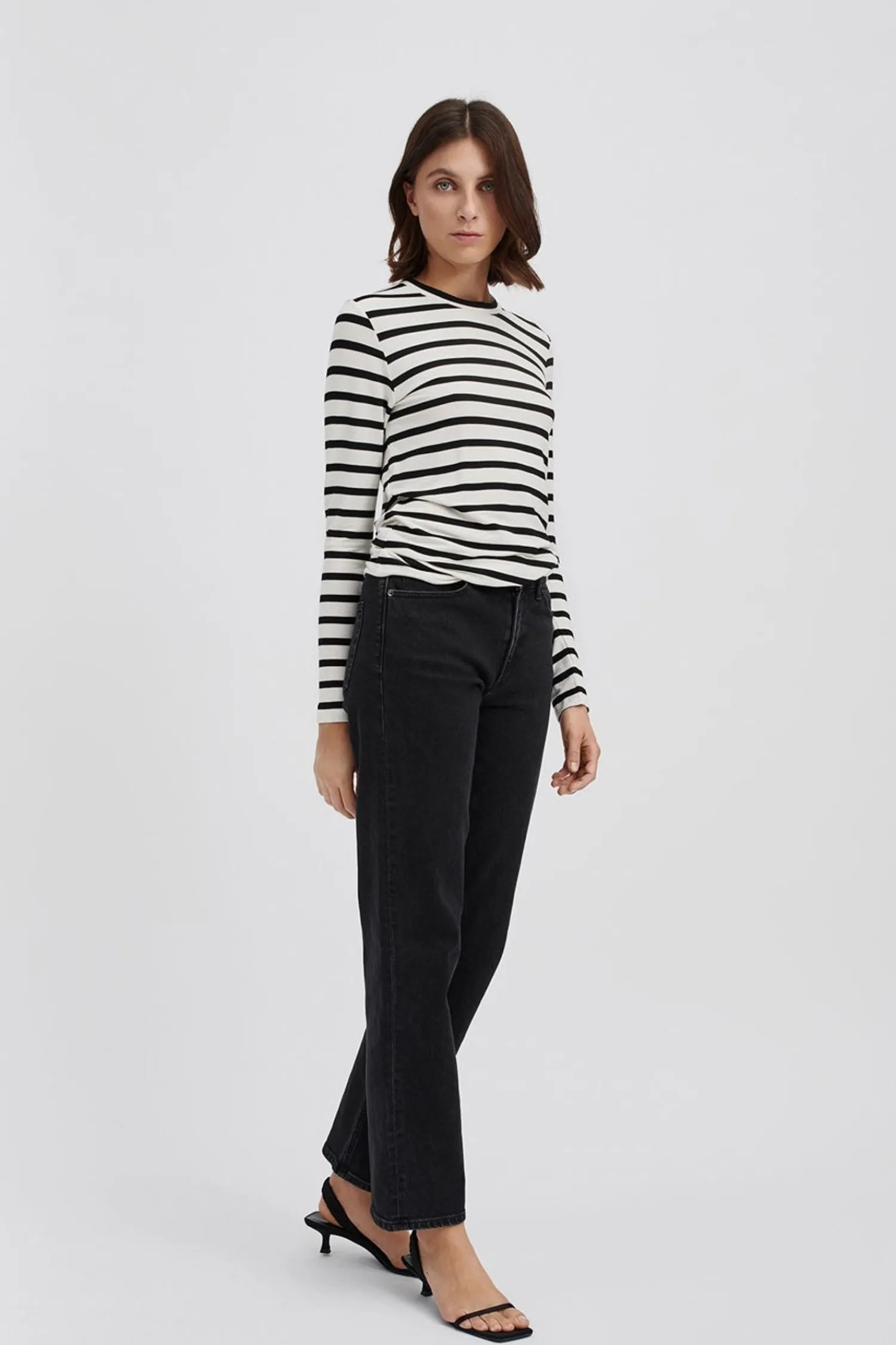 Stylein Canvey Top - White With Stripes