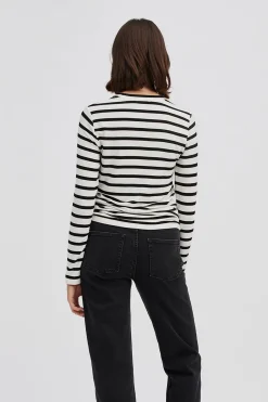Stylein Canvey Top - White With Stripes