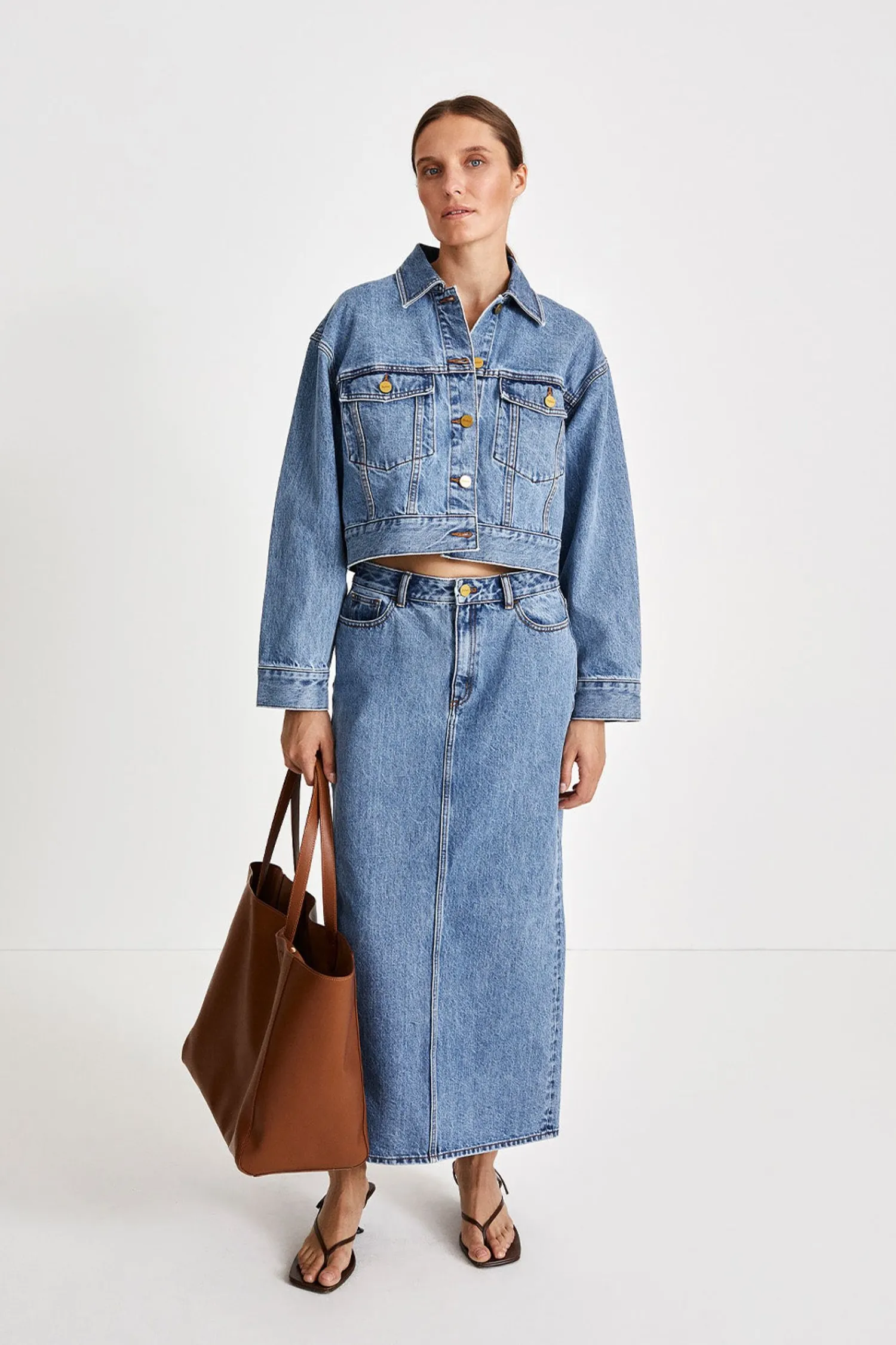 Stylein Kirsten Cropped Denim Jacket