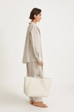 Stylein Maria Trouser - Nougat Stripe