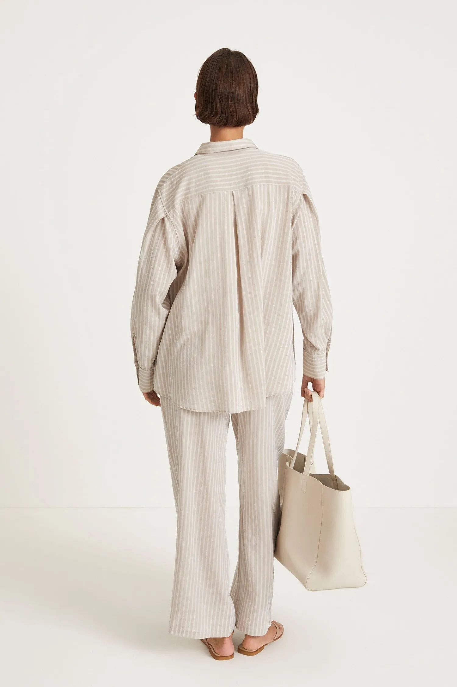 Stylein Matilde Shirt - Nougat Stripe