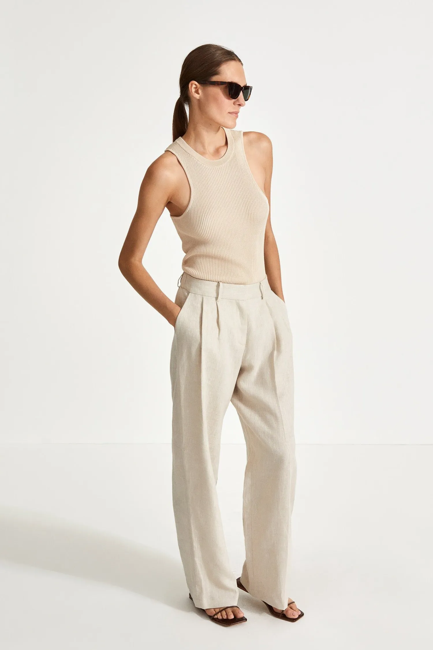 Stylein Sora Trousers - Beige